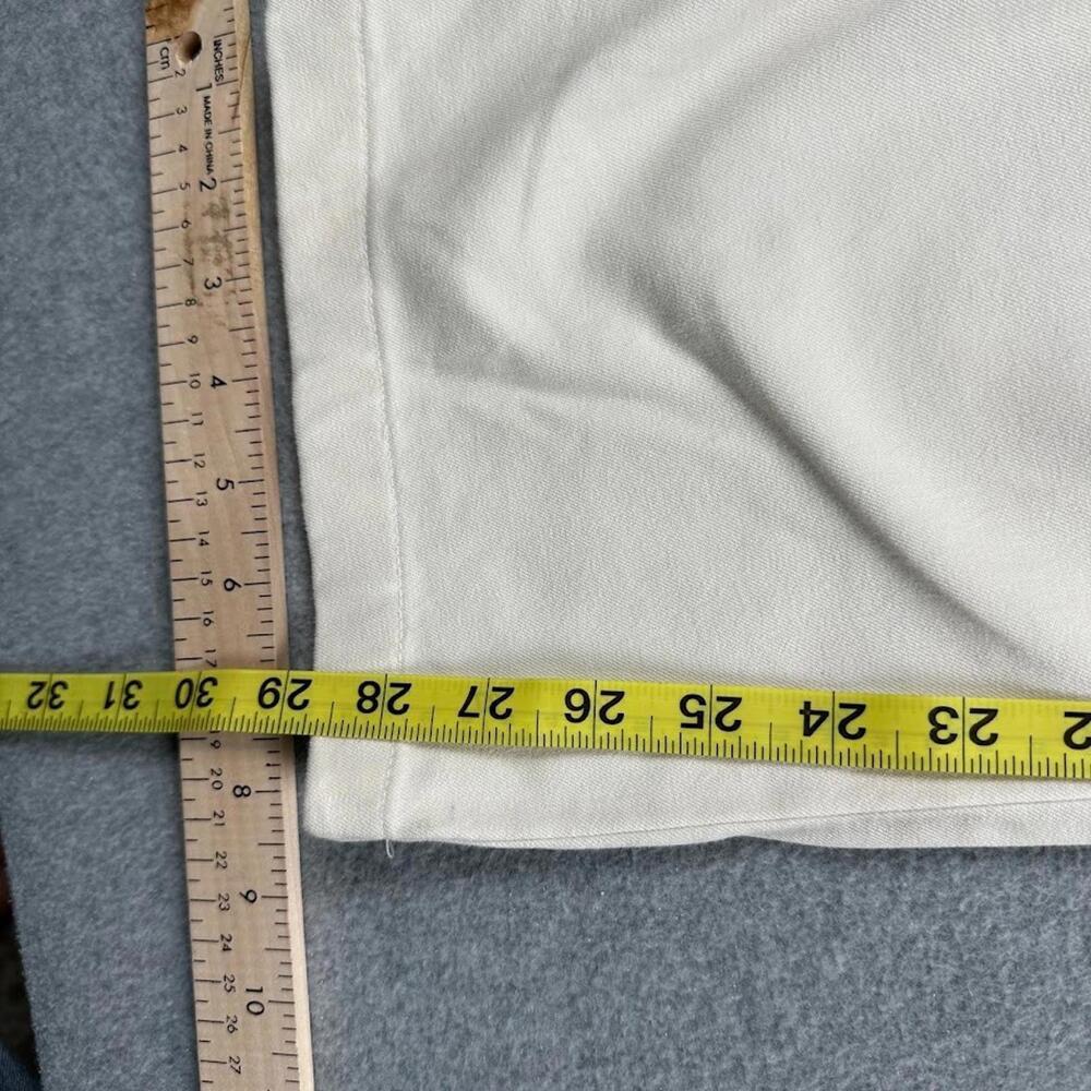 Lauren Ralph Lauren Pants Womens 14 White Straight Leg Classic 32x29 Casual Golf - Picture 6 of 8